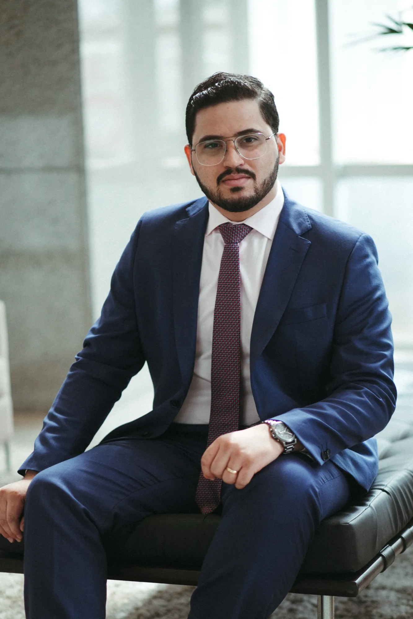 Retrato de Matheus Magalhães Jardim, sócio do Agnelo & Jardim